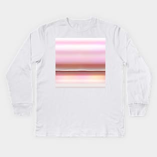 Retro 90s gradient ombre design Kids Long Sleeve T-Shirt